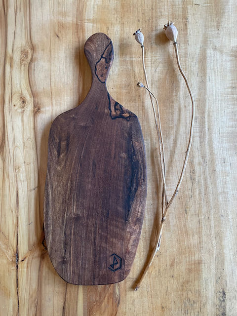 Tapas board old walnut wood