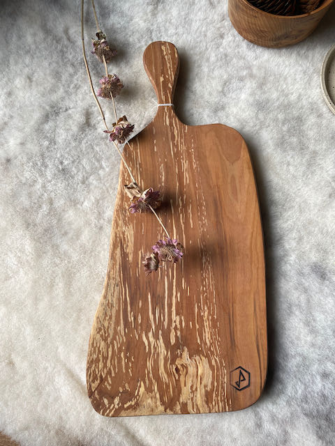 Tapas board in fired cherry