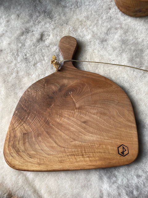 Tapas board in walnut wood