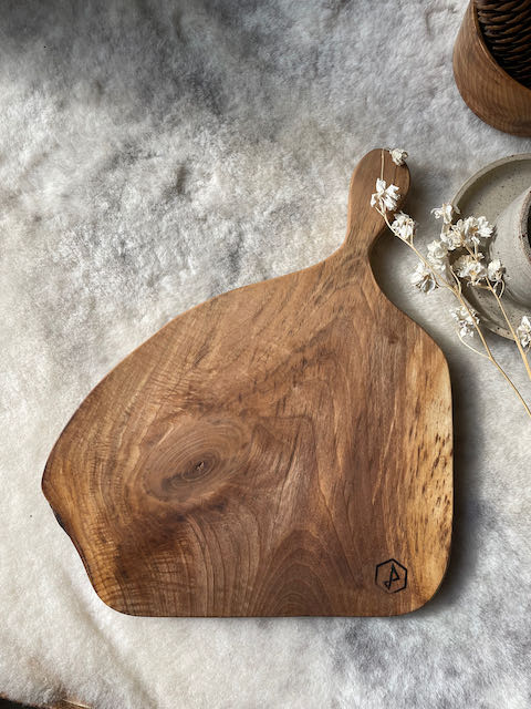 Tapas board in walnut wood