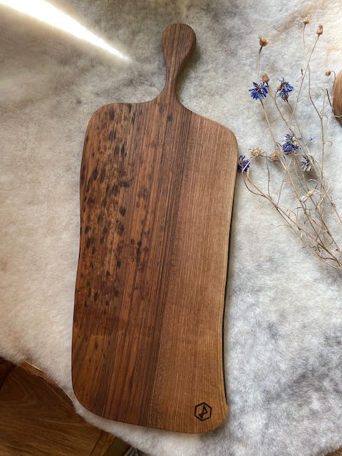 Tapas/ cutting board in walnut wood