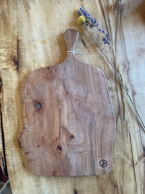 Tapas platter in fired pear tree