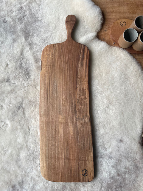 Tapas- snijplank in notelaarhout