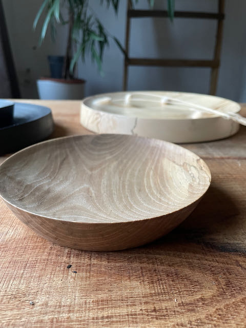Bowl made from walnut wood