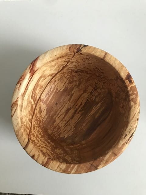 Houten kom in gevuurde beuk E - Petit Patsy
