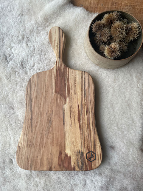 Tapasplank in gevuurde beuk