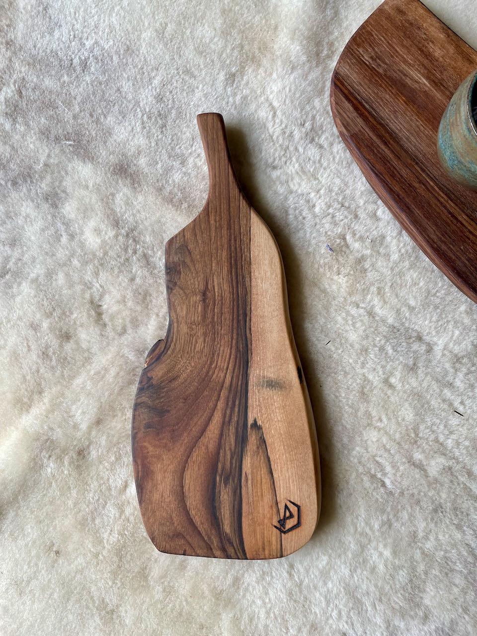 Tapasplankje in notelaarhout