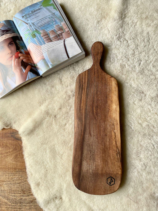 Tapas- snijplank in notelaarhout