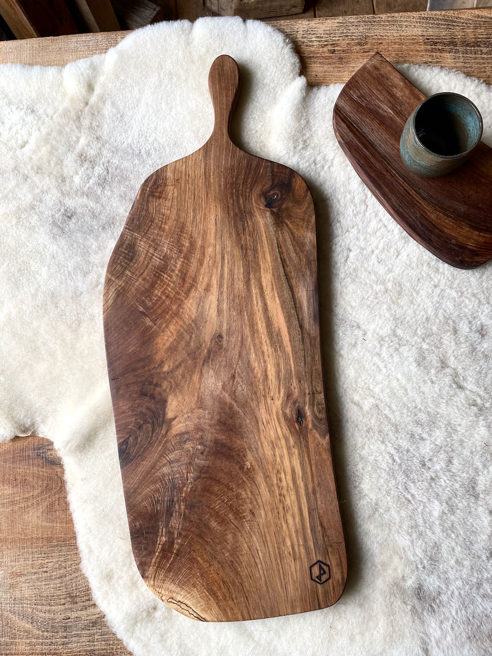 Tapasplank in notelaarhout