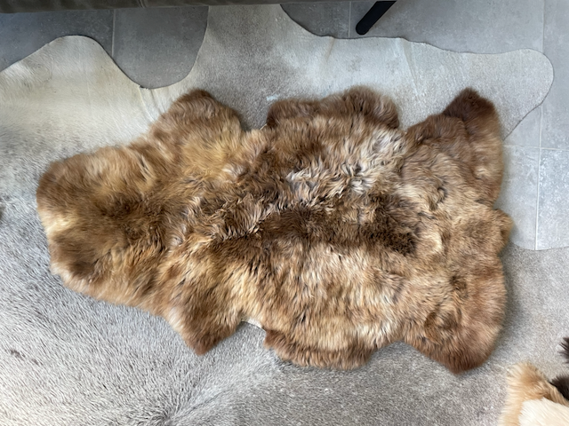 XL camel schapenvacht