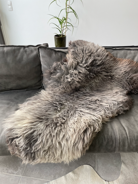 XL grijs Schapenvacht