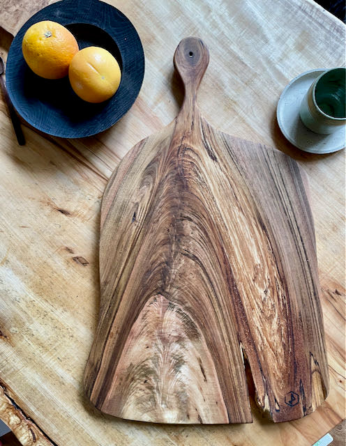 XL serving board made of walnut